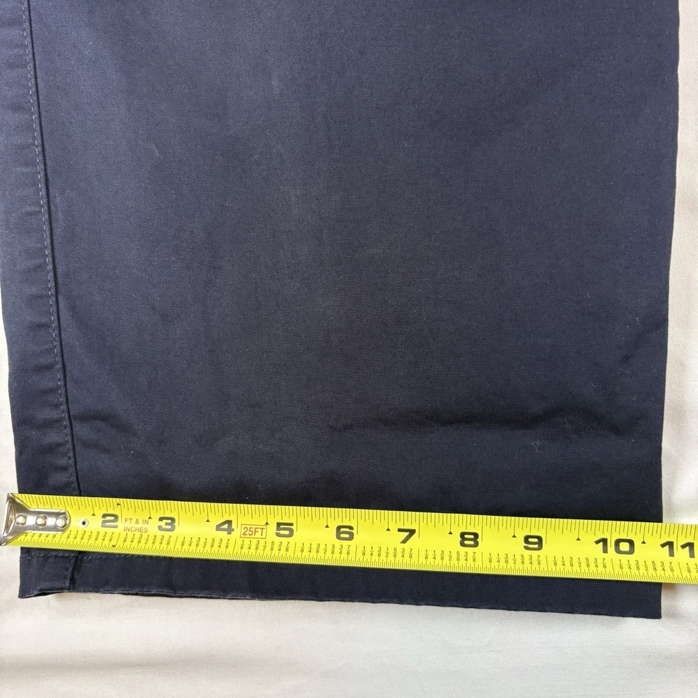 Tommy Hilfiger Women's Straight Leg Pants Size 16 Navy Blue Stretch - Picture 11 of 12